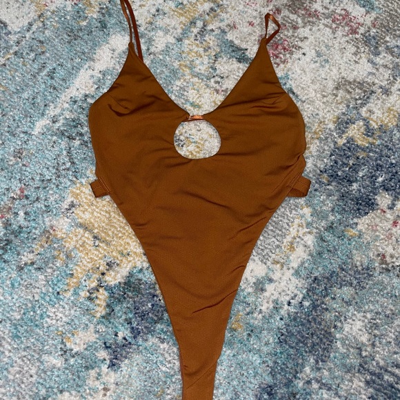 Burnt Orange-ish Bodysuit - Picture 1 of 3